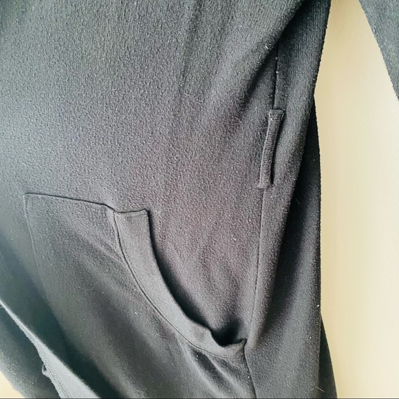 Free Press Open Front Cardigan Black Sz Small - Picture 5 of 10